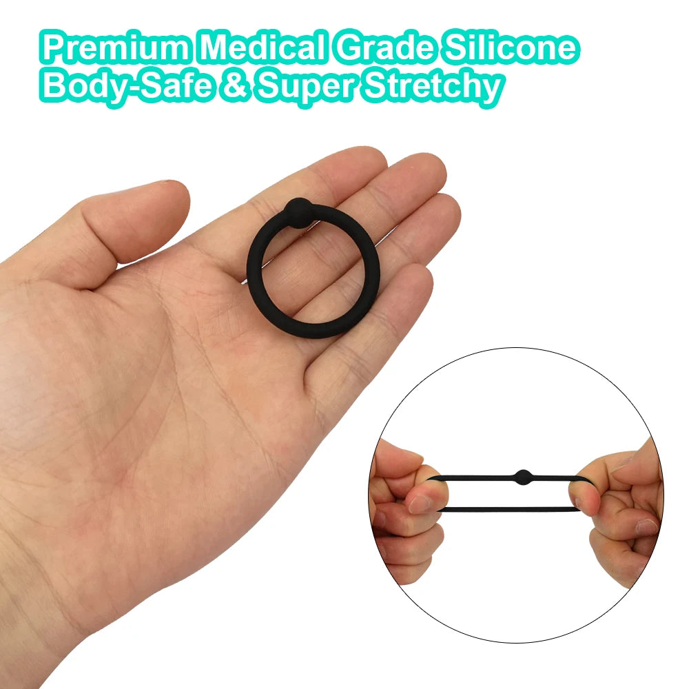 Silicone Cock Ring Set (3 Sizes) – alternative view 2