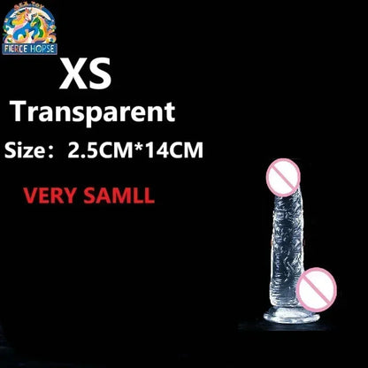 Clear Soft Jelly Dildo