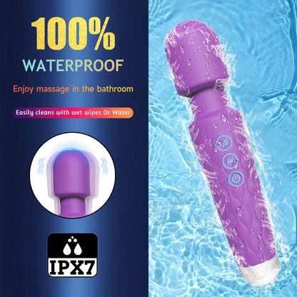 Compact Rechargeable Wand Vibrator