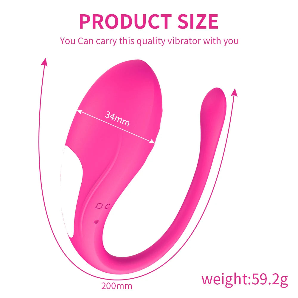 Remote Controlled Vaginal and Clitoral Vibrator