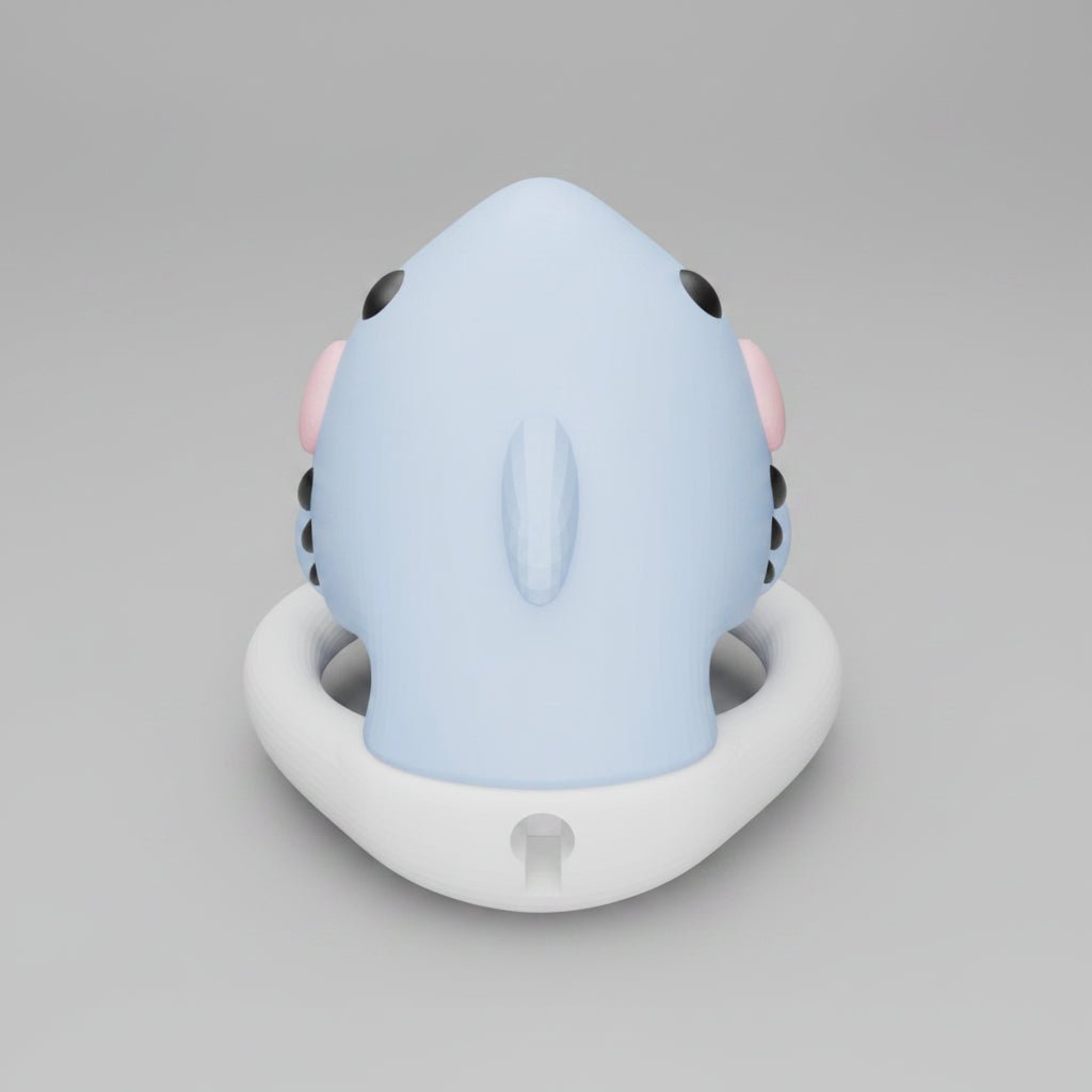Blåhaj Chastity Cage