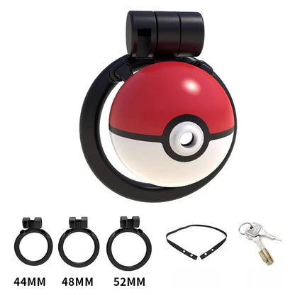 "Gotta Cage 'em All" Chastity (with Strap)