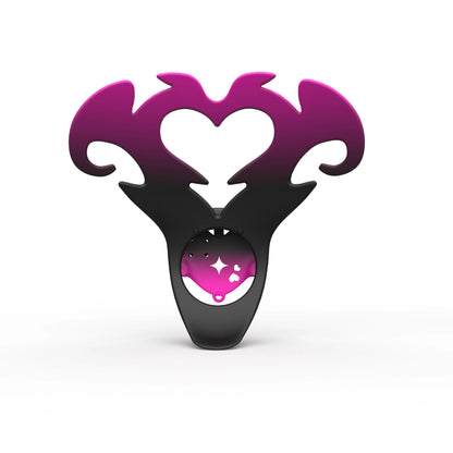 Purple Succubus Chastity Plate Set