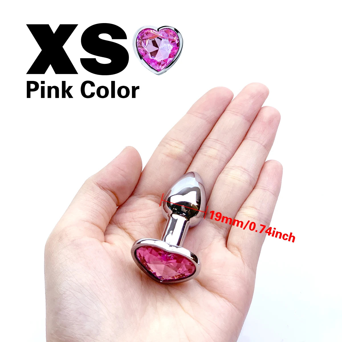 Heart Shape Butt Plug Set (5 Sizes)