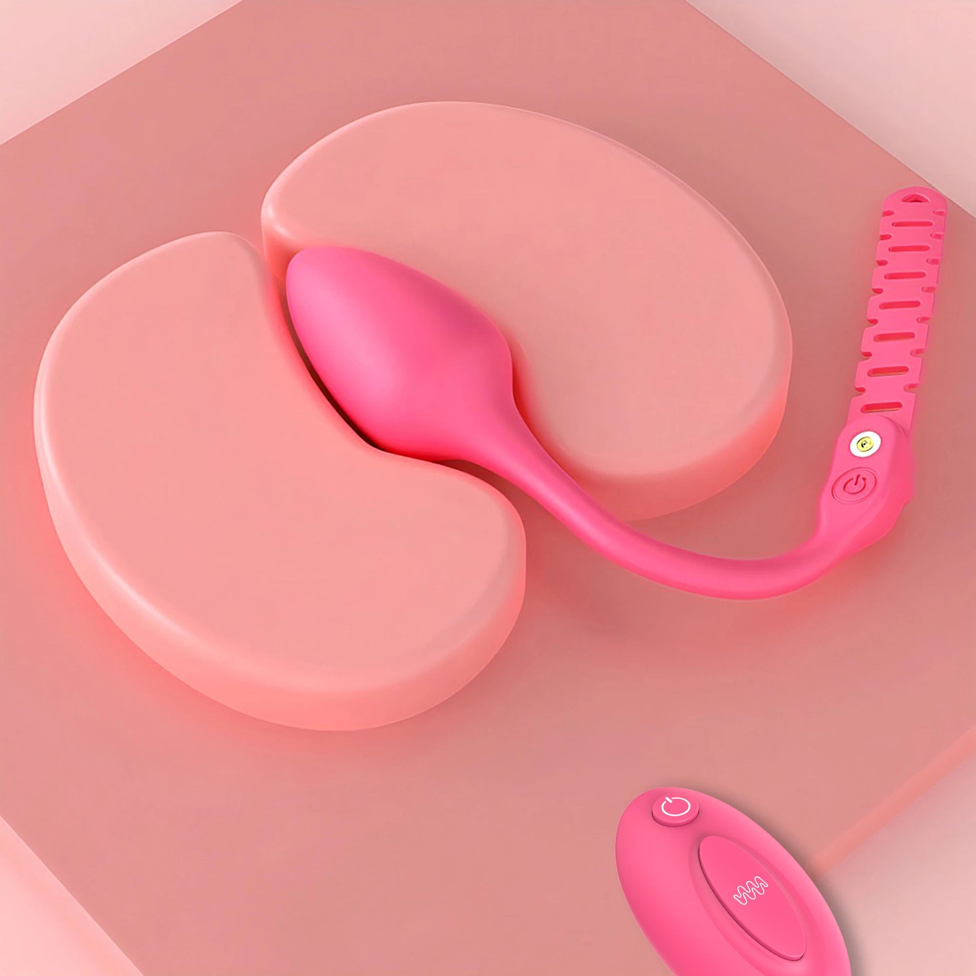 Remote Controlled Vibrating Buttplug Attachment for Chastity Cage