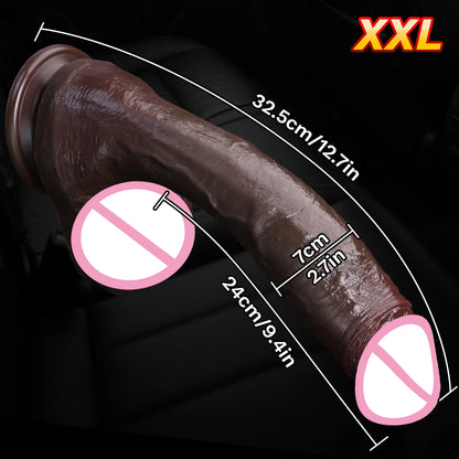 Realistic Silicone Suction Cup Dildo