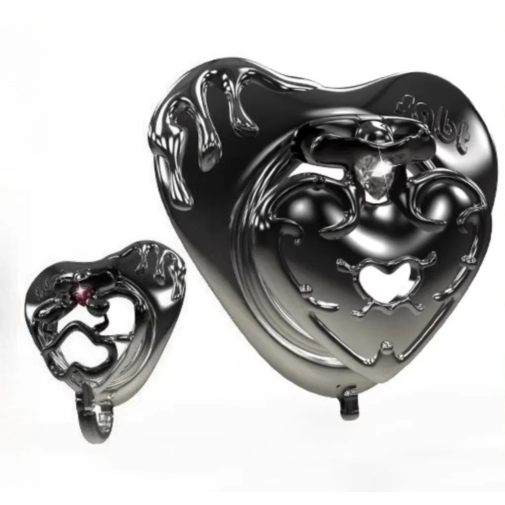 Black Gothic Chastity Cage
