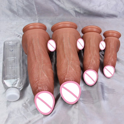 Thick Realistic Dildo with Suction Cup
