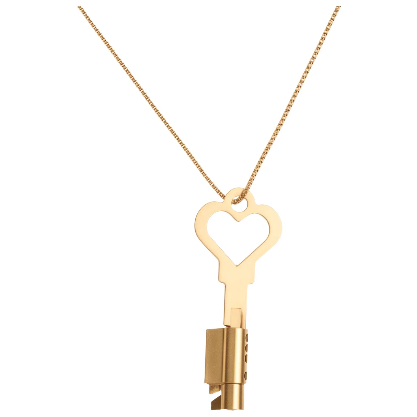 Universal Chastity Key Love Heart Necklace
