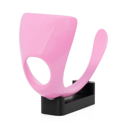 Pink Rigid Chastity Plate