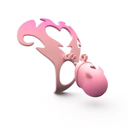 Pink Succubus Chastity Plate Set