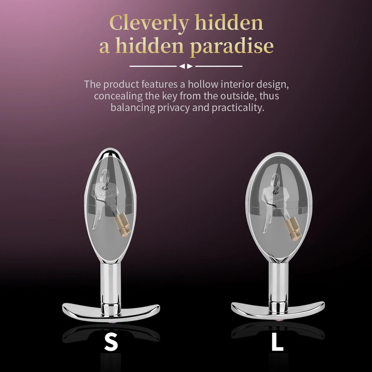 Chastity Cage Key Storage Butt Plug – alternative view 8