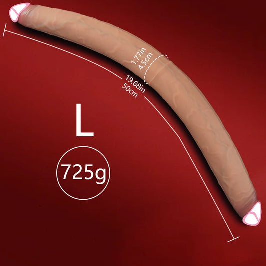 Double-Ended Silicone Dildo – alternative view 1