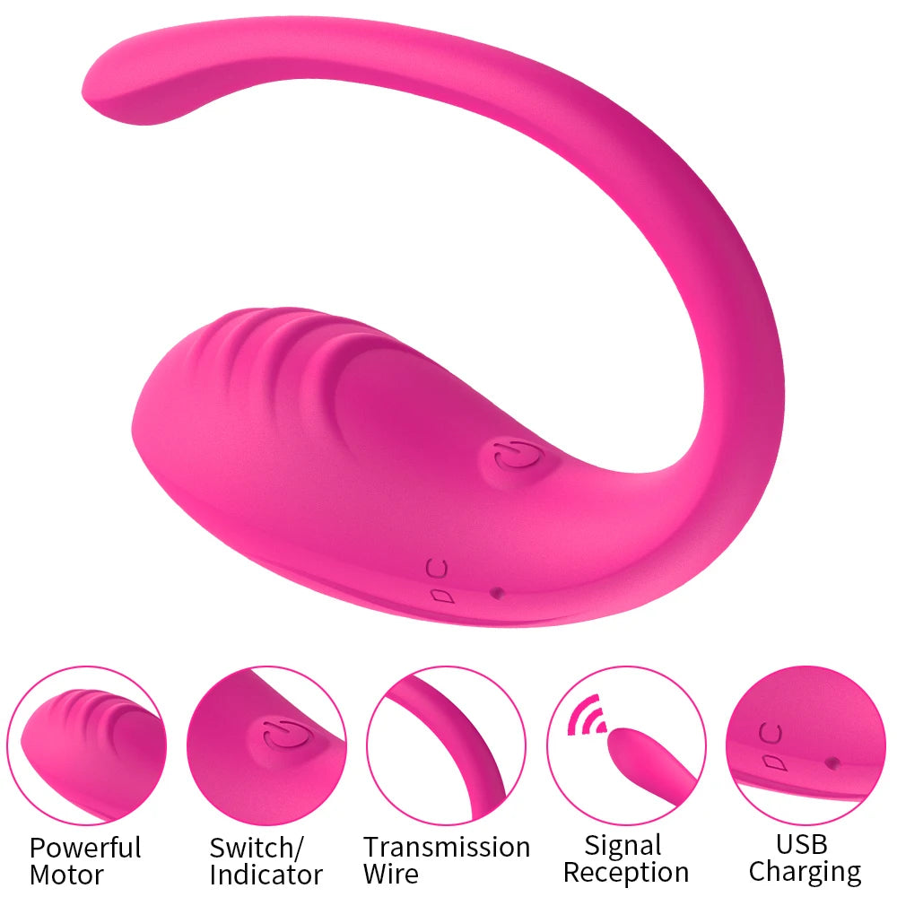 Remote Controlled Vaginal and Clitoral Vibrator