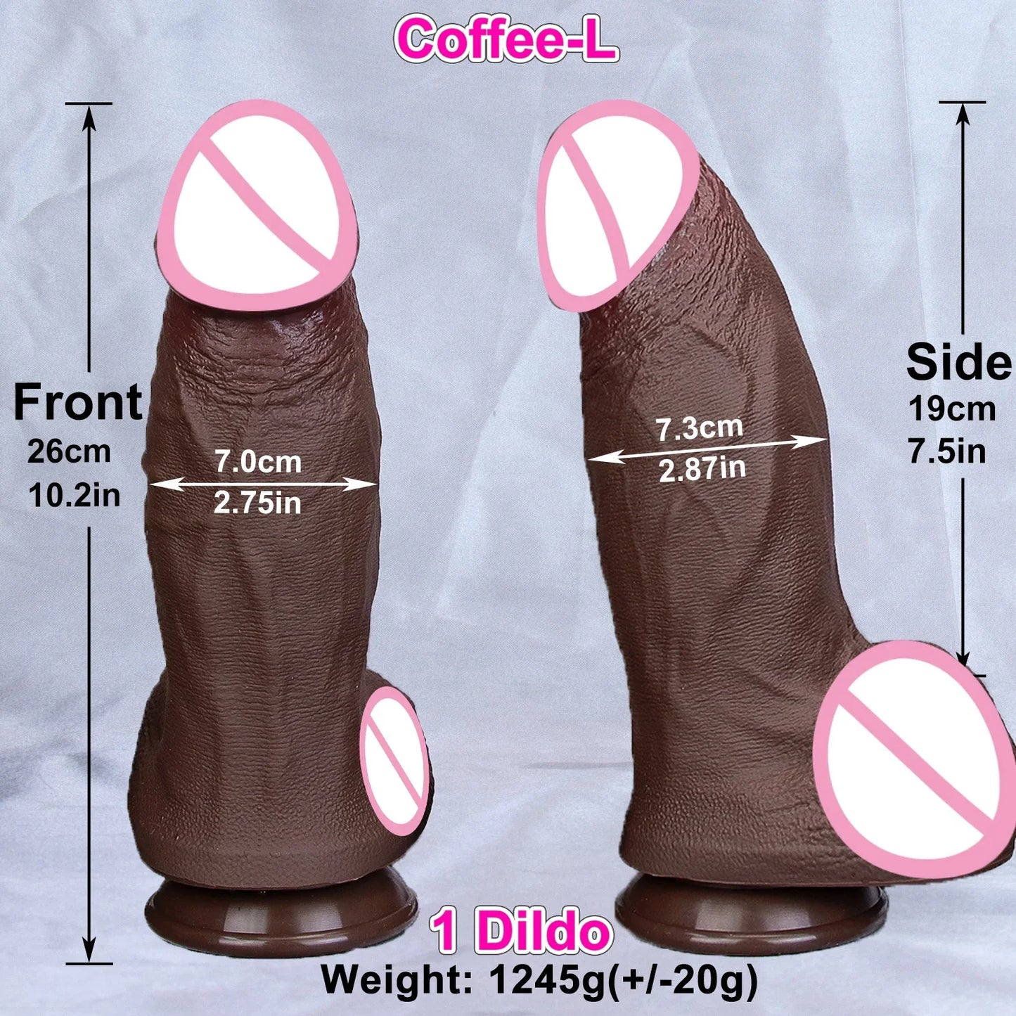 Thick Realistic Dildo with Suction Cup