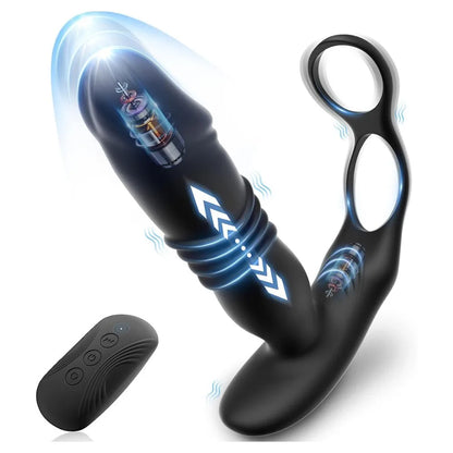 Remote Thrusting Prostate Massager