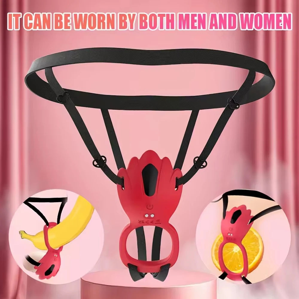 Clitoral Vibrator And Harness