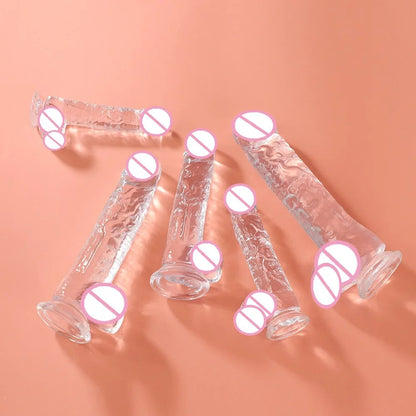 Clear Soft Jelly Dildo