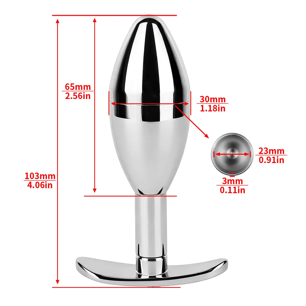 Chastity Cage Key Storage Butt Plug – alternative view 11