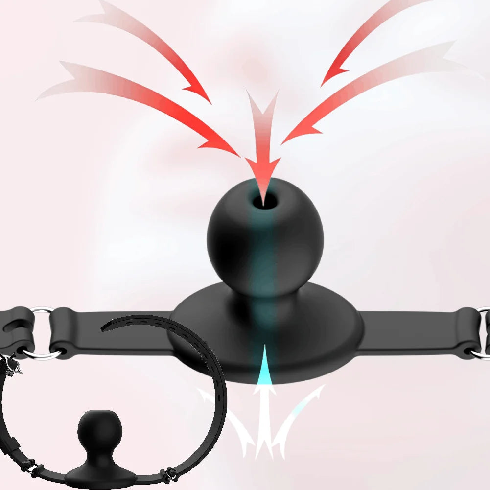 Breathable Silicone Ball Gag – alternative view 3