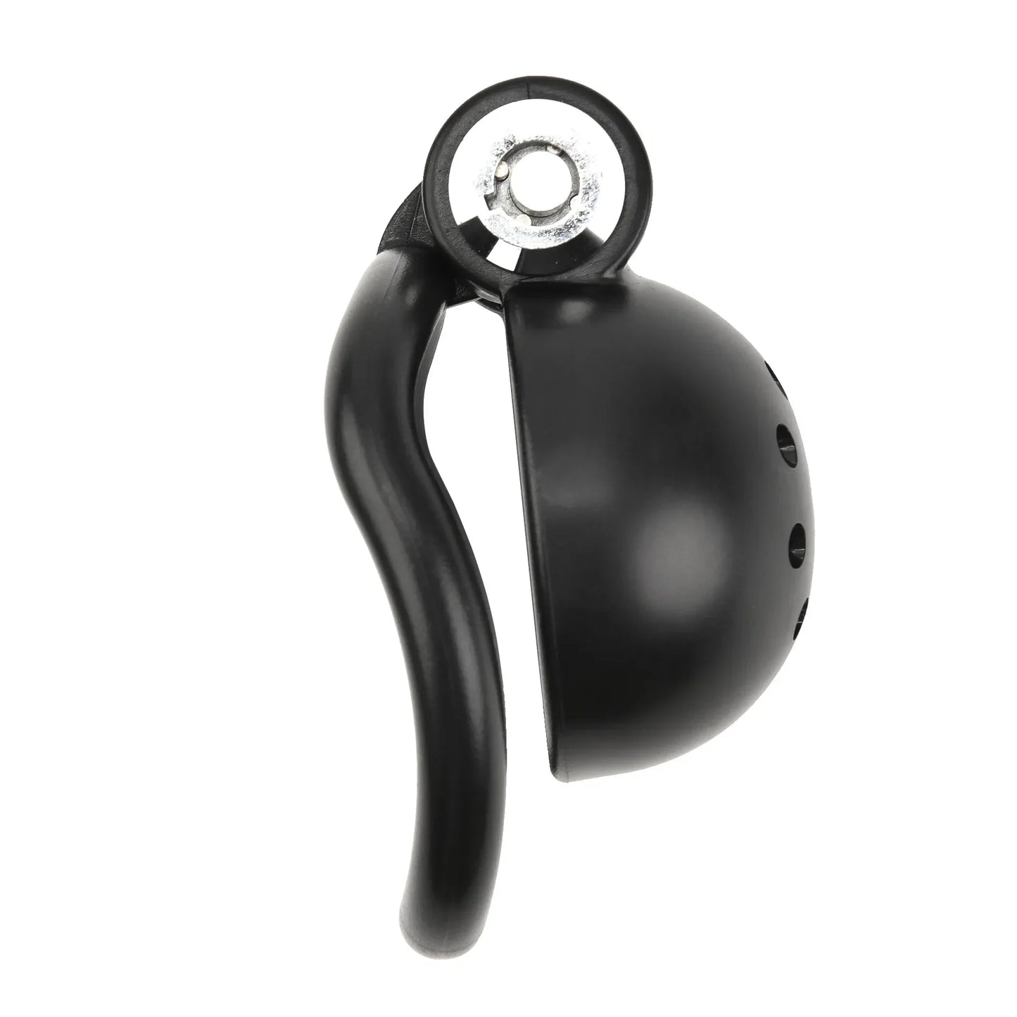 Black Rounded Chastity Cage Set