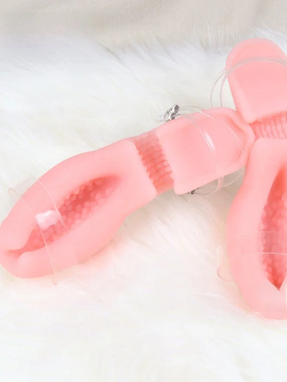 Transparent Stiletto High Heel Fleshlight (White Sole)