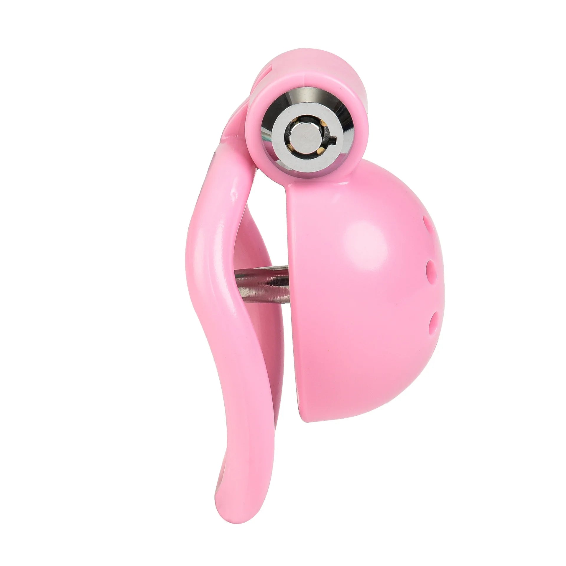 Pink Rounded Chastity cage (Urethral Plug Optional)