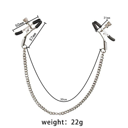 Nipple Clamps with Chain – alternative view 1