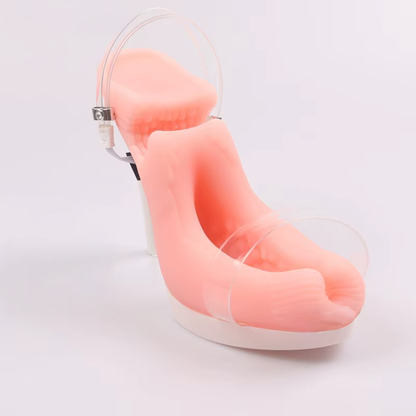 Transparent Stiletto High Heel Fleshlight (White Sole)