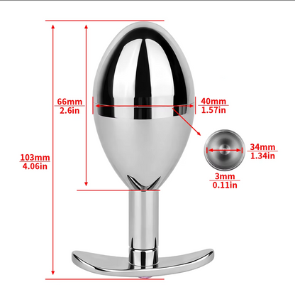 Chastity Cage Key Storage Butt Plug – alternative view 12