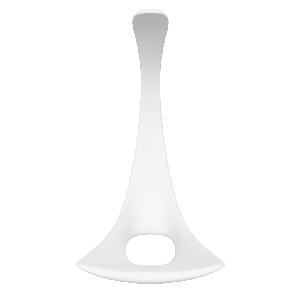 White Chastity Plate